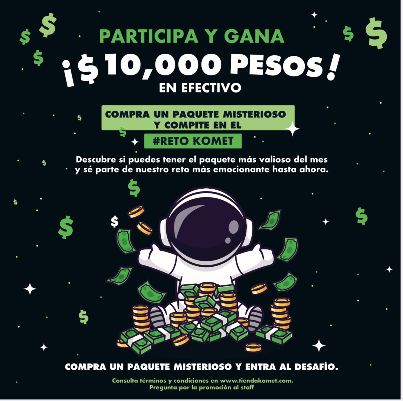 ¡Participa en el Reto Komet y gana hasta $10,000 MXN!