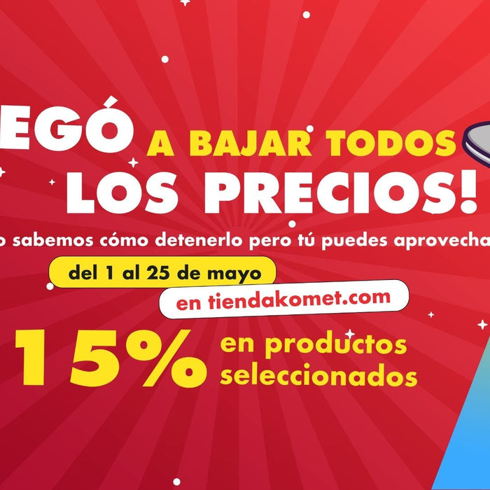 ¡Pre-Hot Sale del 1 al 25 de mayo en Komet LiquiMart!