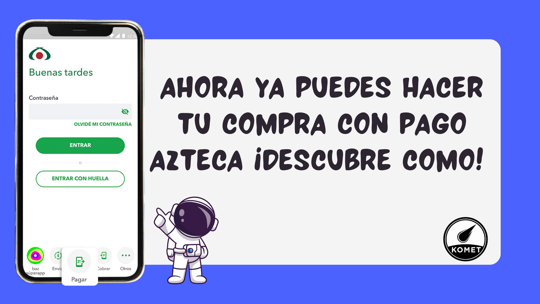 AHORA YA PUEDES HACER TU COMPRA CON PAGO AZTECA ¡DESCUBRE COMO!