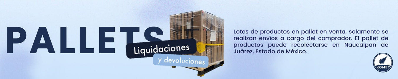 Pallets de liquidaciones y devoluciones