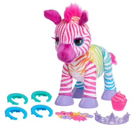 Juguete Just Play Furreal Zenya My Rainbow Zebra para Niños a Partir de 4 Años GRADO A