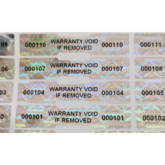 335 Hologramas De Seguridad Tipo Panal Ccon Folio 50MMX10MM