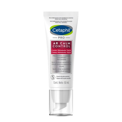 Cetaphil PRO AR Calm Control Hidratante Noche, Hidrata y Unifica la Piel con Enrojecimiento nocturno Recomendada por Dermatólogos para Piel Sensible - 1 pieza de 50 ml 1 GRADO B