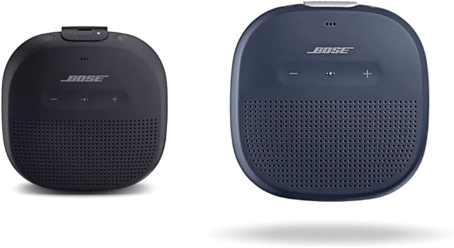 Bose Soundlink Micro Parlante Portatil Altavoz Bluetooth Resistente Al Agua Certificación Ipx7 Autonomía De 6 Horas Azul Oscuro