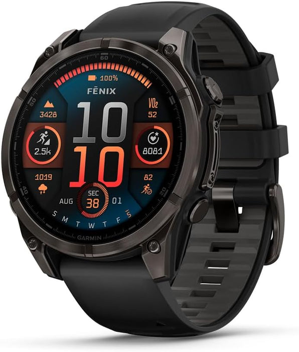 Monitor Garmin Fénix 8 43mm Amoled Safiro Titanio GRADO A