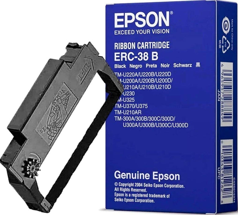60 cintas negr epson erc38b p/tmu200d/tm300-a-b-c-d/370/375427
