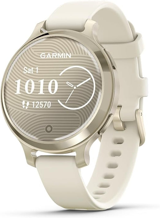 Reloj Garmin Lily 2 Sport Cream Gold / Coconut Diseño De La Correa Silicona GRADO A