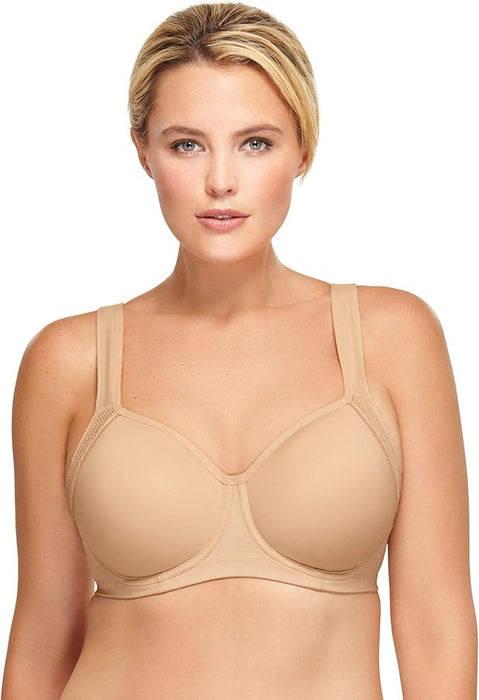 Wacoal brasier deportivo con aros para mujer, Piel (Naturally Nude), 36DD GRADO B