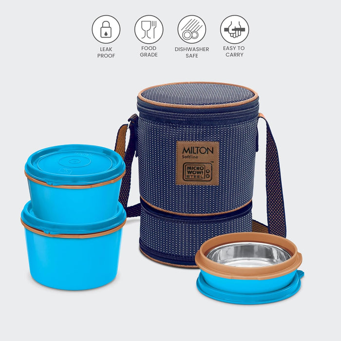 Milton flexi aislado tiffin 3 contenedores GRADO B