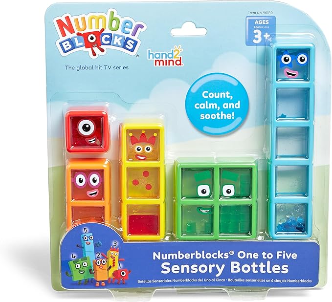 hand2mind Numberblocks One to Five Sensory Bottles GRADO B