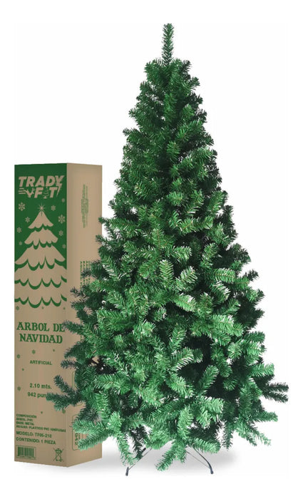 Ãrbol De Navidad Fondonso De 2.10 Mts Original Trady Fit GRADO B