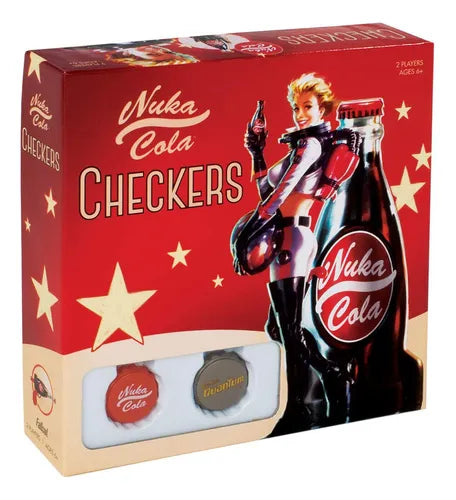 Juego de damas Fallout Nuka cola Grado A