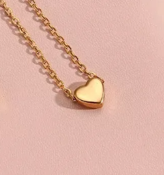Collar Inicial Letras Dije Pulsera Corazon JoyerÃa Mujer 18k