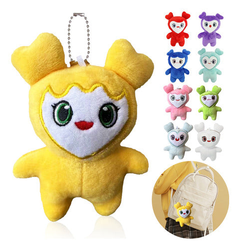 muñeco de peluche de kpop coreano twice momo juguetes de llavero de peluche regalos para niños AMARILLO