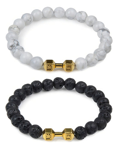 Csiyanjry99 2 Pulseras Con Mancuernas Para Hombres Gym Bros 9915