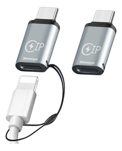 2 pzs adaptador usb c cable tipo c otg cable usb para iphone
