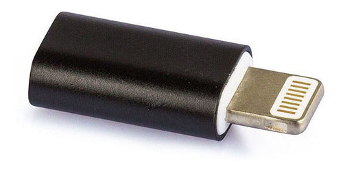 Adaptador Micro USB a iPhone Negro