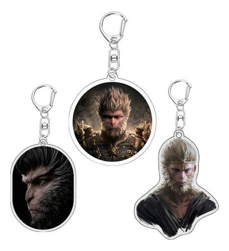 Llavero Colgante de Acrílico Wukong | Llavero Black Myth: Wukong
