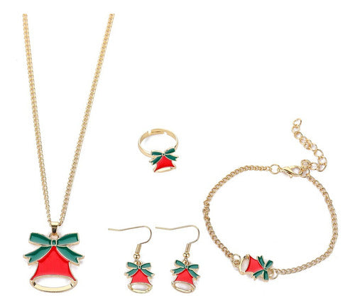 Set De Joyas Collar Y Pulseras Para Mujer Glamuroso Regalos