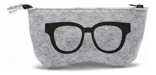 Bolsa De Fieltro Suave Para Gafas De Sol De Moda