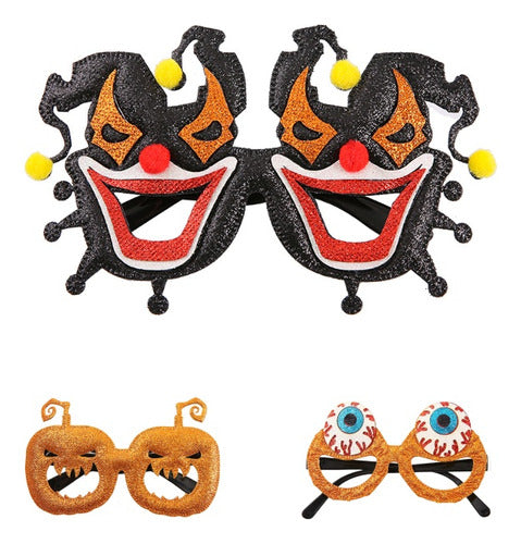 Lentes de plastico sin mica economicos halloween dia de muertos