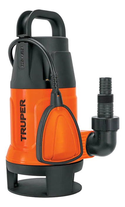 Truper BOS-1-1/2SP, Bomba sumergible plástica para agua sucia 1-1/2 HP GRADO B