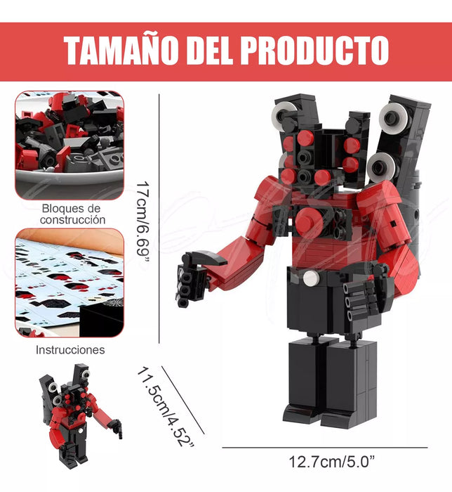 juguetes de bloques de construccian de inodoro skibidi 1pcs GRADO B
