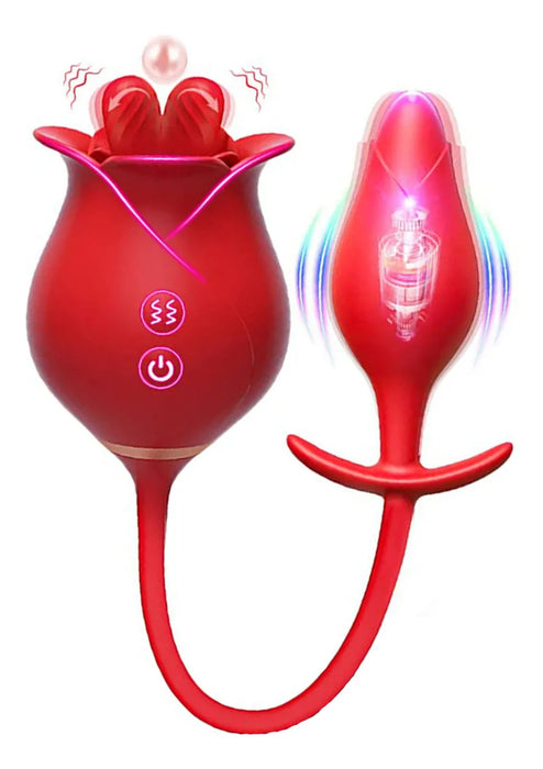 Vibrador succión de Clitoris Rosa punto G con huevo vibrador Grado A
