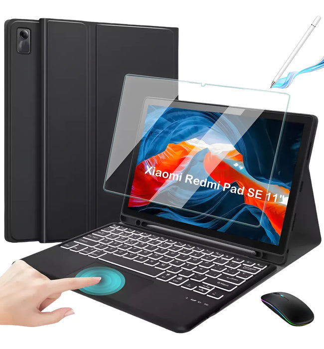 Funda Teclado Tactil Mouse Para Xiaomi Redmi Pad Se 11'' GRADO B