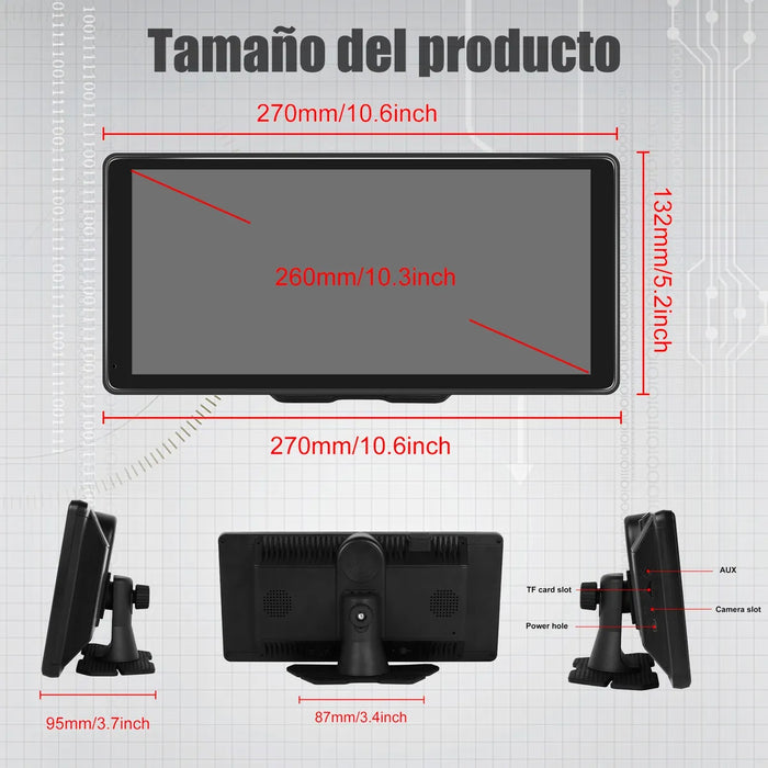 Autoestéreo Inteligente De 10.36in Con Reproductor Y Carplay Grado B