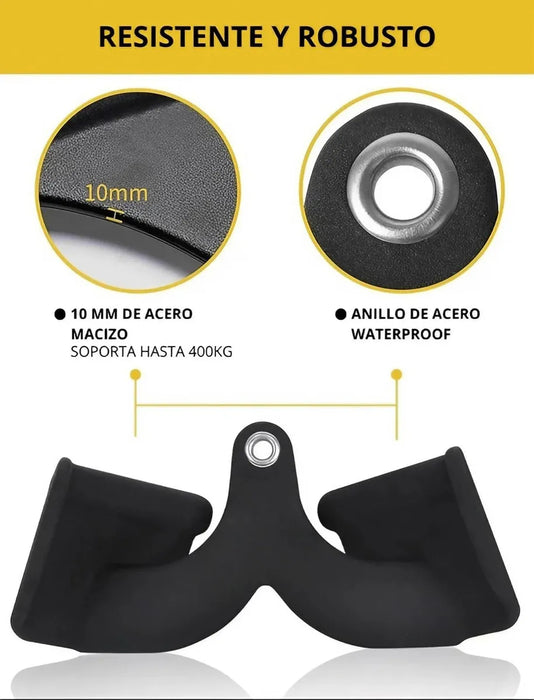 Kit Agarres Poleas Gym Luojas Para Ejercitar Espalda Y Tricep 5pzs GRADO B