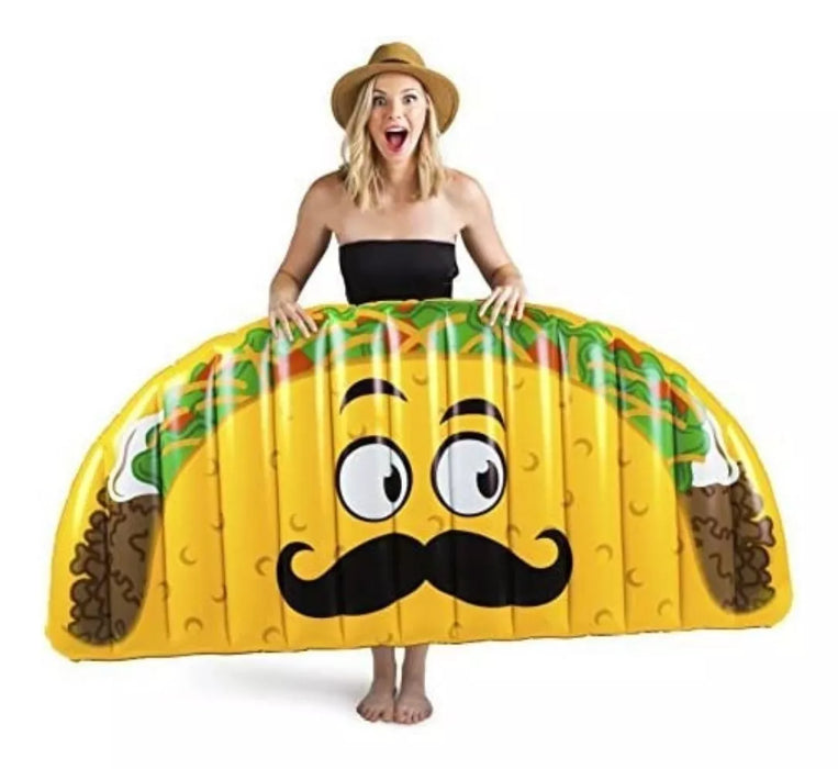 inflable alberca taco bigote mexicano gigante bigmouth inc825 GRADO B
