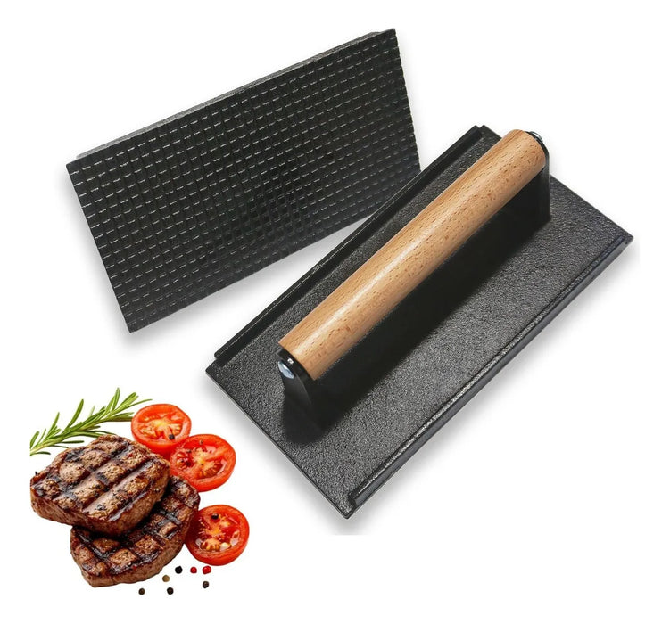 Prensa De Parrilla De Hierro Fundido Para Hamburguesas grado b