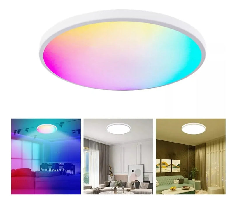 Lampara De Techo Led Rgb Lampara Colgante De Techo Smart Lig 1