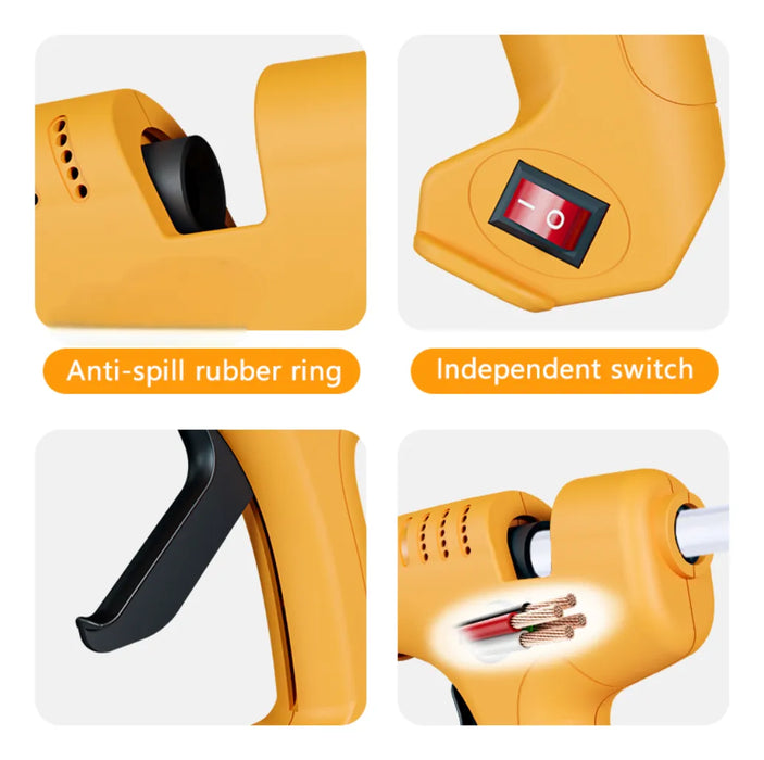 100w Pistola De Silicon Caliente Eléctrica Pegamento, 11mm Grado B