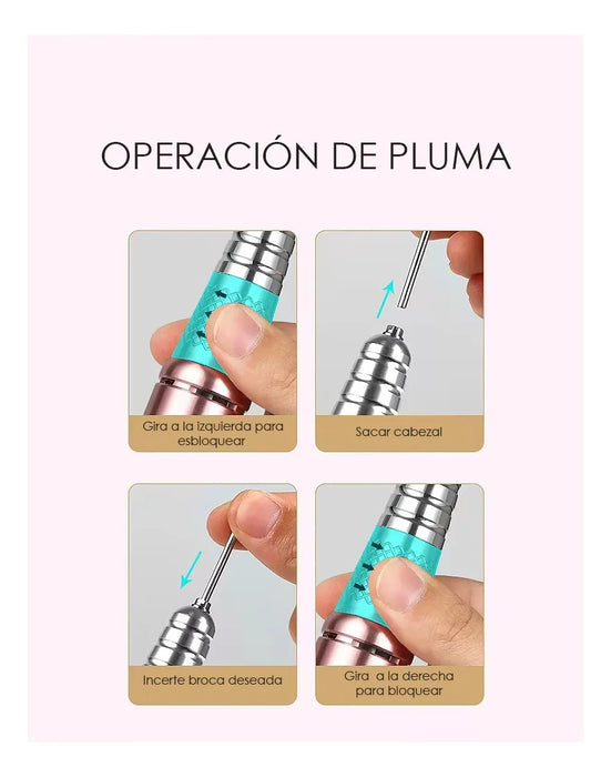 Pulidor Drill Profesional Para Uñas De 50000 Rpm M21