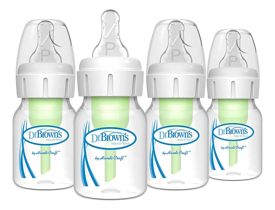 mamilas anticolico recien nacido dr. brown's 2oz 4 pz. usa color transparente GRADO B