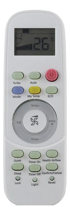 Control Remoto para Aire Acondicionado Mabe Inverter grado b
