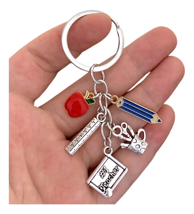 Llavero para Maestra Maestro | Regalo para Profesores de Inglés y Español