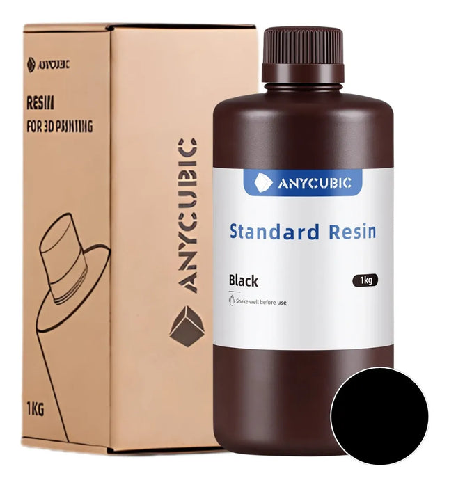 Resina Impresora 3d Anycubic Estandar 1kg Uv405nm Xipecubico Negro