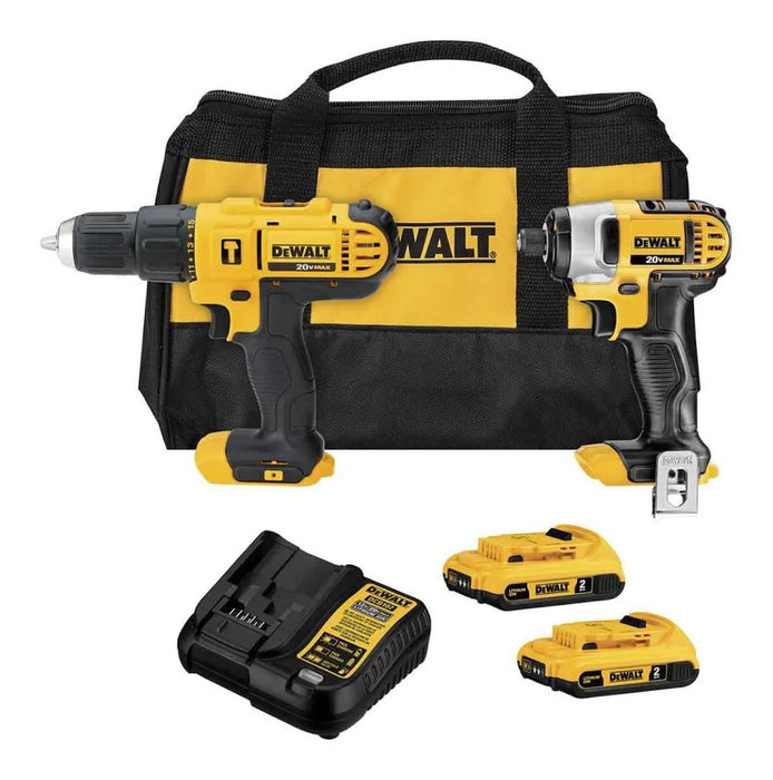 KIT TALADRO Y ROTOMARTILLO 1 2 IN LLAVE IMPACTO 20V DEWALT GRADO A