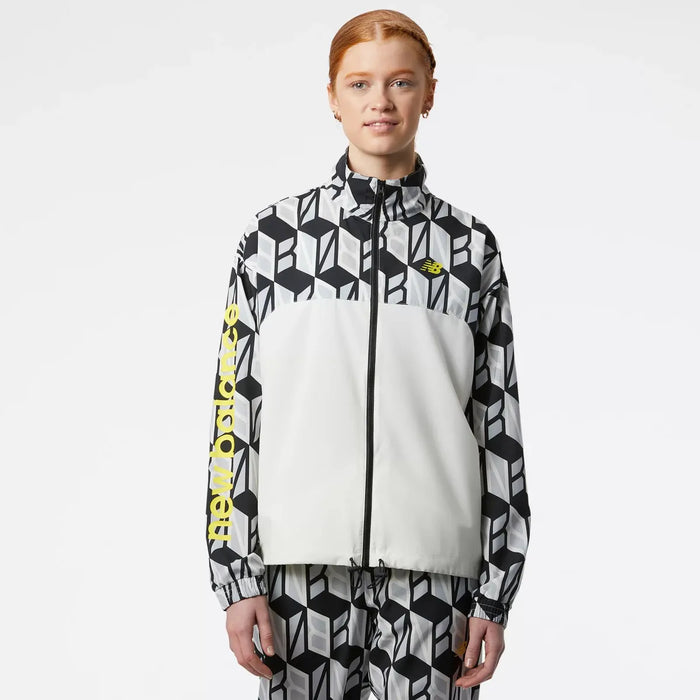 Chamarra New Balance Relentless Printed Woven Para Mujer XS