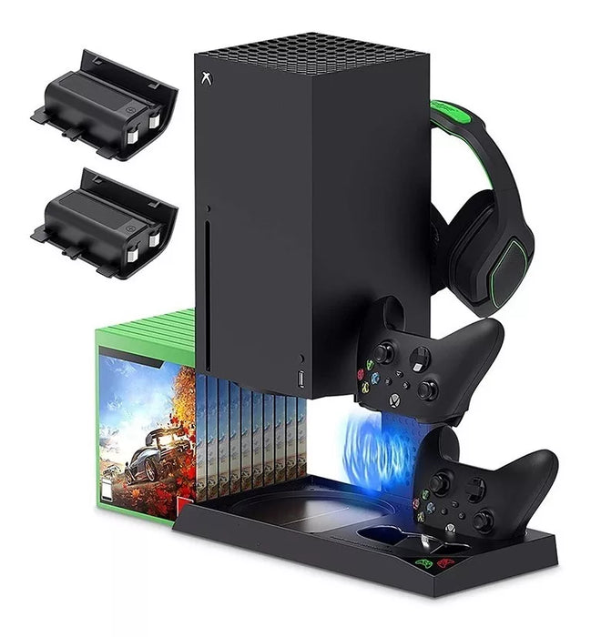 xbox series x base de carga y ventilador para consola 2071