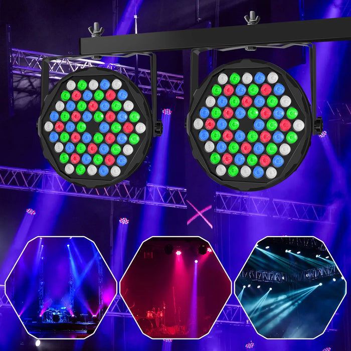 Cañón Led Rgb, 60 W, Rítmico, Multicolor, Unidades Grado B