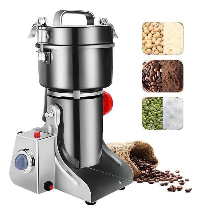 Molino Pulverizador Granos, Semillas Especias Eléctrico 800g GRADO B