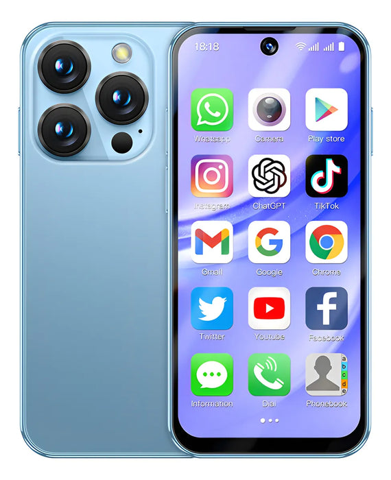 SOYES XS19 PRO 4G RED 3.88 PULGADAS MINI SMARTPHONE 3GB RAM 32GB ROM 1950MAH ANDROID 12 GPS WIFI OTG RECONOCIMIENTO FACIAL WHATSAPP FACEBOOK