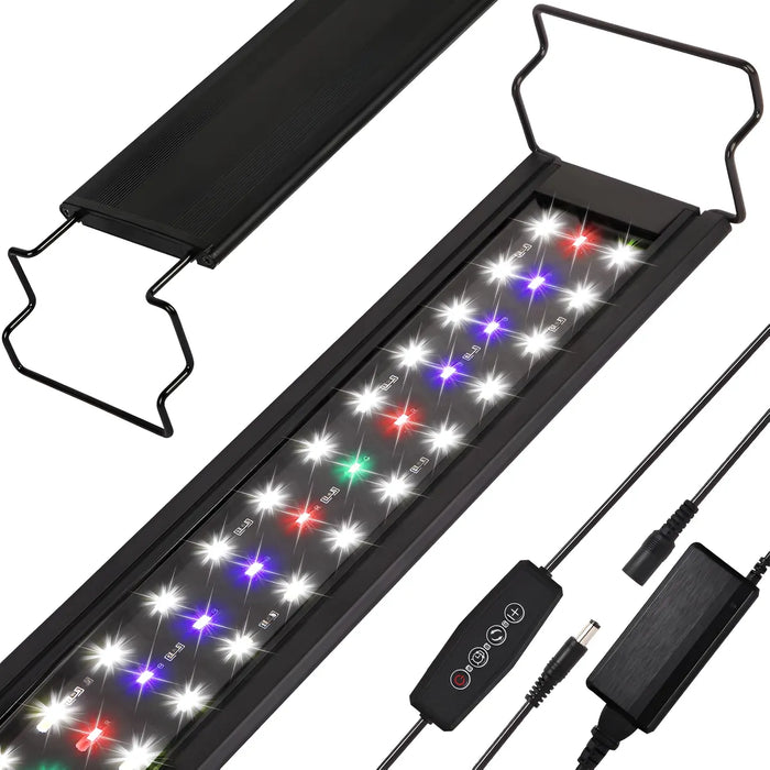 Lámpara Para Pecera Acuarios 60-80cm Led Wrgb Color Ajuste GRADO B