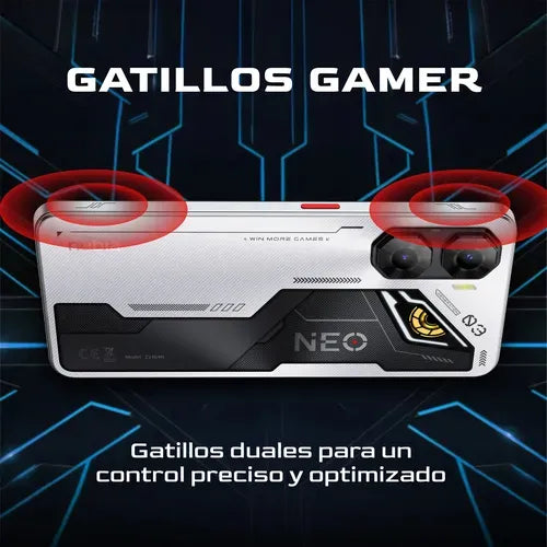 NUBIA NEO 3 5G GAMING 256 GB, 20 GB(8 GB + 12 GB DINAMICA) PLATEADO PLATEADO GRADO A