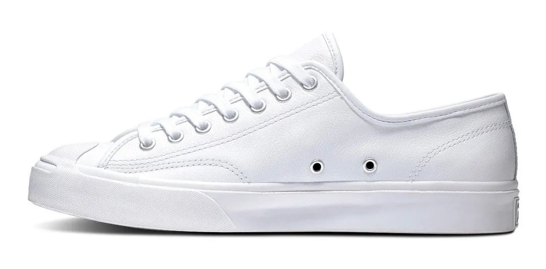 TENIS CONVERSE JACK PURCELL CAÑA BAJA EN CUERO PARA MUJER TALLA 25