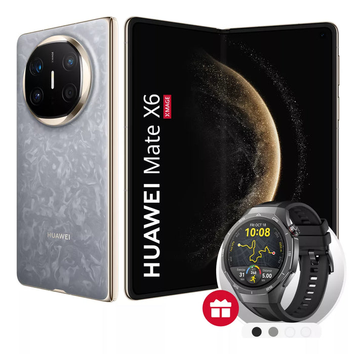 celular huawei mate x6 12 gb + 512 gb negro + gt 5 pro negro GRADO A